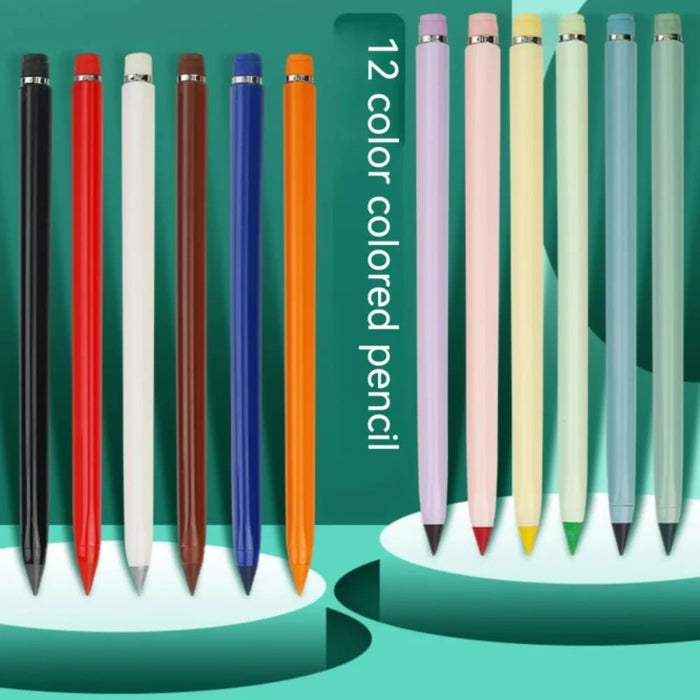 12/13 Colours Writing Pencil Set with Refills no Ink