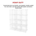 12 Cube Wire Grid Organiser Bookcase Storage Cabinet