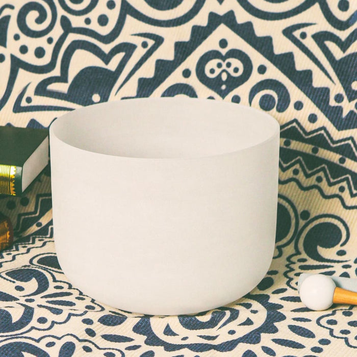 12 Inch 432hz Abcdefg Crystal Singing Bowl for Yoga Sound