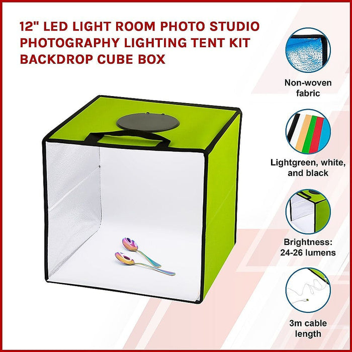 12’’ Led Light Room Photo Studio Photography Lighting