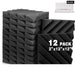 12 Pack Acoustic Panels Sound Proof Foam Wall Soundproofing