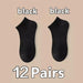 12 Pairs Moisture Wicking Sports Socks For Running