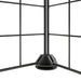 12-panel Pet Cage with Door Black 35x35 Cm Steel Oiolxt