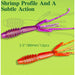 12 Piece Salted Shrimp Fishy Lure Soft Bait Set 88mm/2.2g