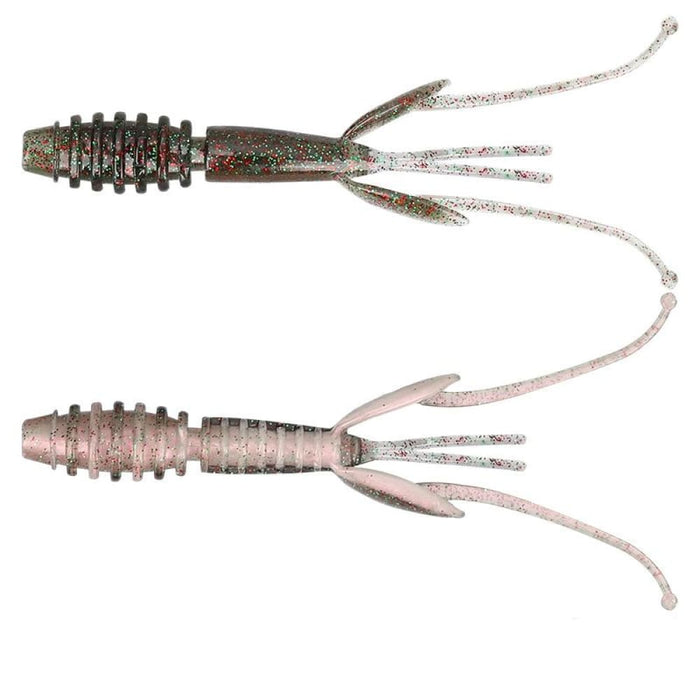 12 Piece Salted Shrimp Fishy Lure Soft Bait Set 88mm/2.2g