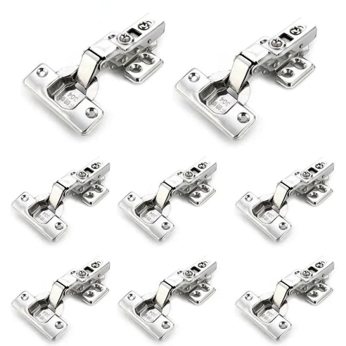 12 Piece Stainless Steel Soft Close Cabinet Hinges