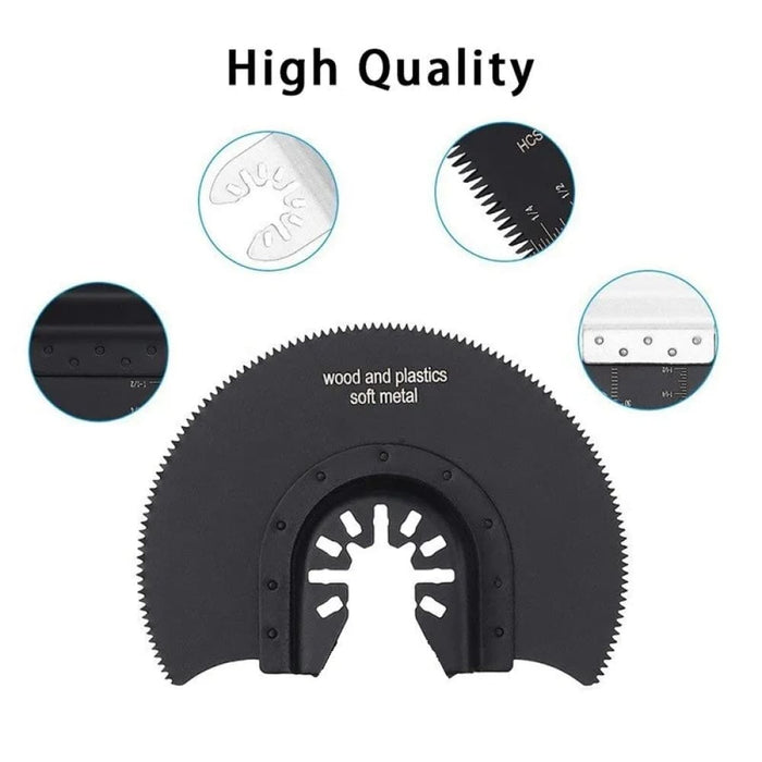 12 Piece Woodworking Oscillating Saw Blade Set