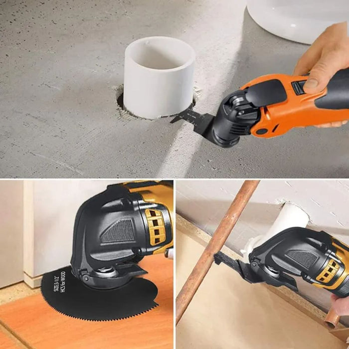 12 Piece Woodworking Oscillating Saw Blade Set