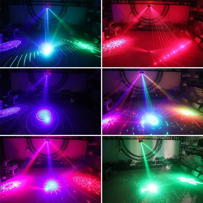120 Patterns Rgb Disco Dj Laser Light Projector Dmx Remote