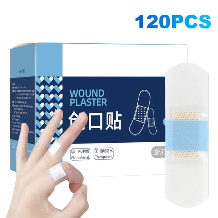 120 Piece 50/ Waterproof Adhesive Bandages for Sports