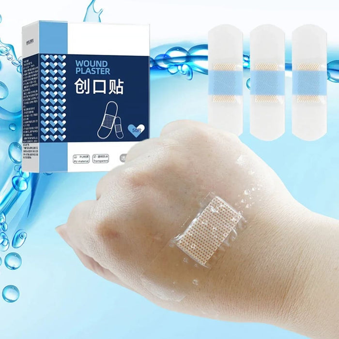 120 Piece 50/ Waterproof Adhesive Bandages for Sports