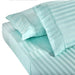1200tc Soft Sateen Damask Stripe Cotton Blend Sheet
