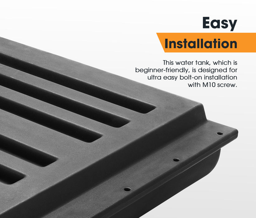 120L Caravan Water Tank Black