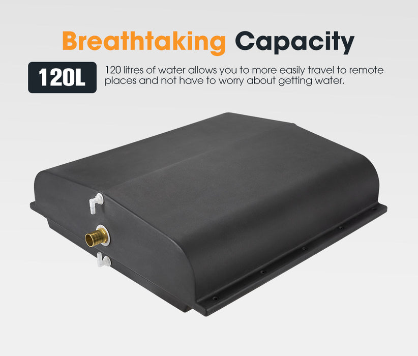 120L Caravan Water Tank Black