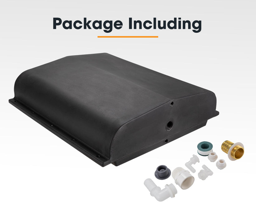 120L Caravan Water Tank Black