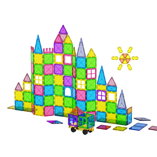 120pcs Kids Magnetic Tiles Blocks Building Educational Toys
