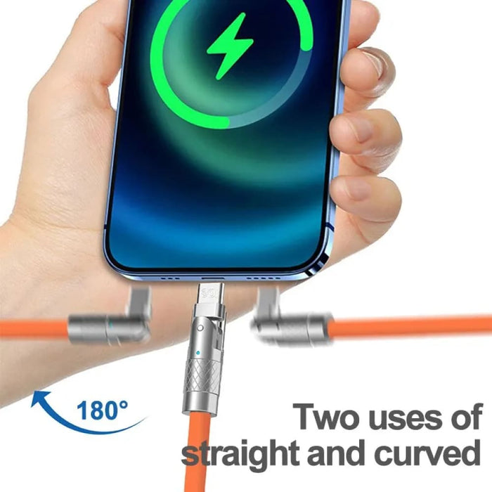 120w Usb c Cable For Game 180 Rotation Fast Charge Xiaomi