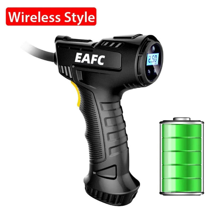 120w Wireless Wired Handheld Air Compressor for Car and Bike