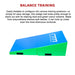 120x60x35cm Foldable Soft Incline Gymnastics Mat Wedge Yoga