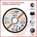 125mm 5’ Cutting Disc Wheel For Angle Grinder X50