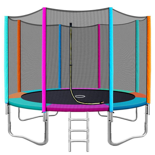 12ft Trampoline Round Trampolines Kids Safety Net Enclosure