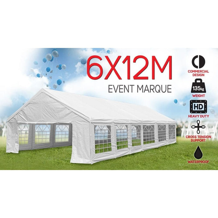 12m x 6m Wallaroo Outdoor Event Marquee Carport Tent