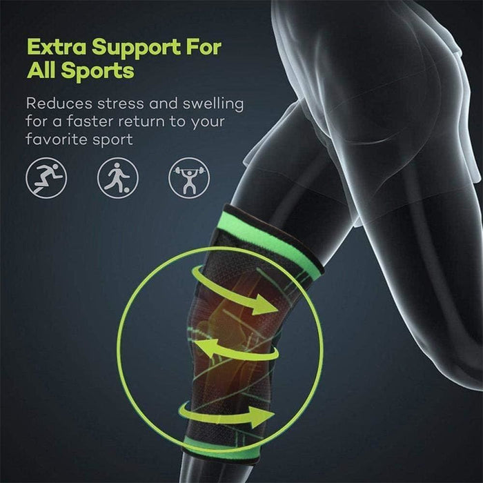 1/2pcs Elastic Sport Knee Brace Pad for Joint Pain