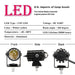 12v Dual Colour Motorcycle Driving Light