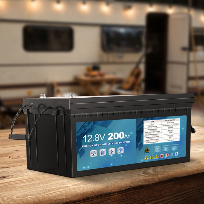 12v Lifepo4 Battery Lithium Iron 200ah 2000 Rechargeable