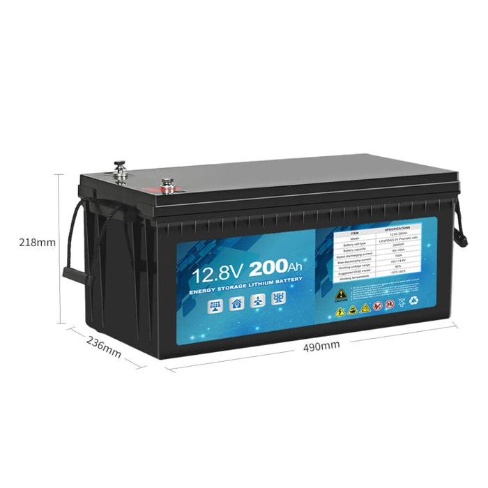12v Lifepo4 Battery Lithium Iron 200ah 2000 Rechargeable