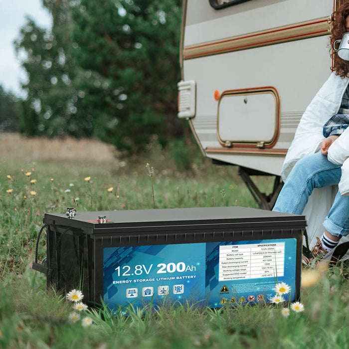 12v Lifepo4 Battery Lithium Iron 200ah 2000 Rechargeable