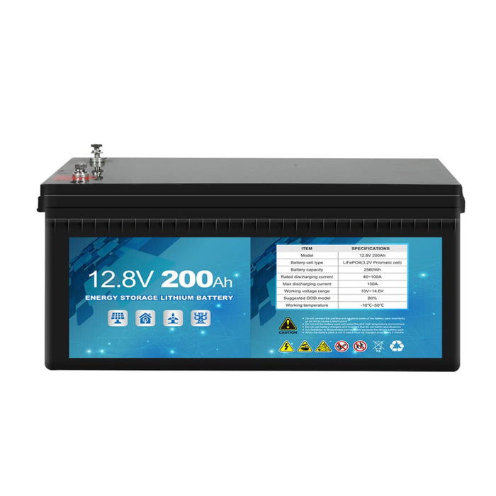12v Lifepo4 Battery Lithium Iron 200ah 2000 Rechargeable