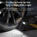 12v Portable Car Air Pump With Led Light