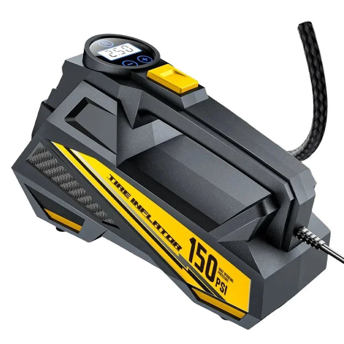 12v Portable Car Air Pump With Led Light