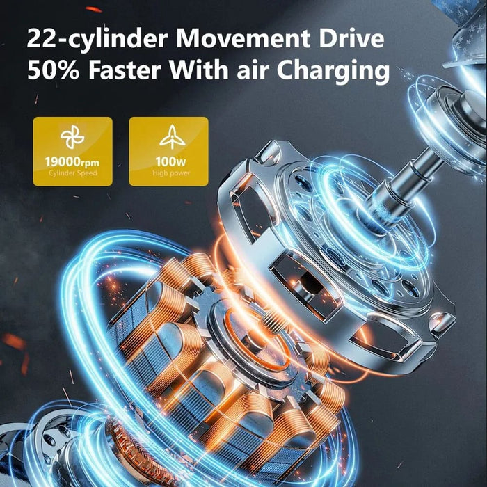 12v Portable Car Air Pump With Led Light