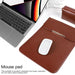 13.3 Inch Laptop 2 In 1 Pu Leather Sleeve Liner Bag