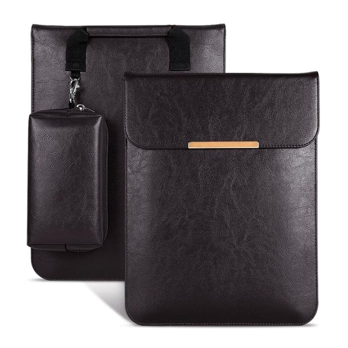 13.3 Inch Laptop 2 In 1 Pu Leather Sleeve Liner Bag