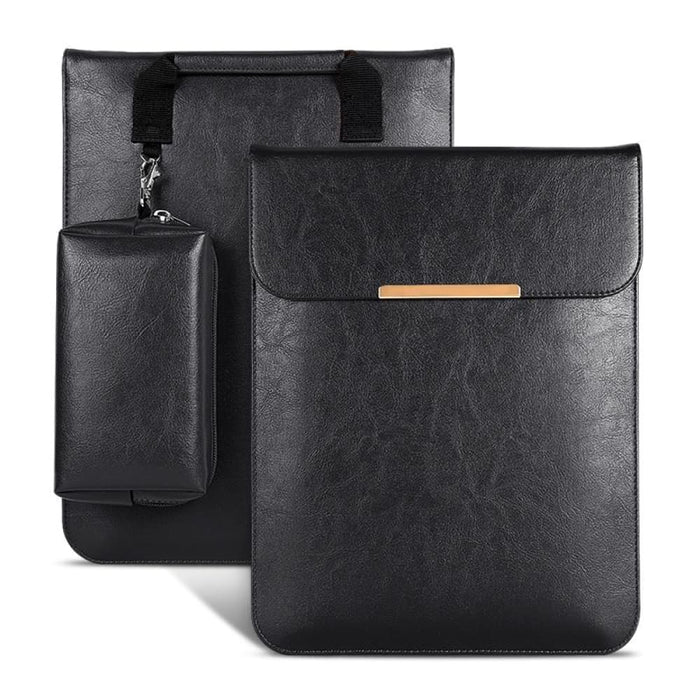 13.3 Inch Laptop 2 In 1 Pu Leather Sleeve Liner Bag