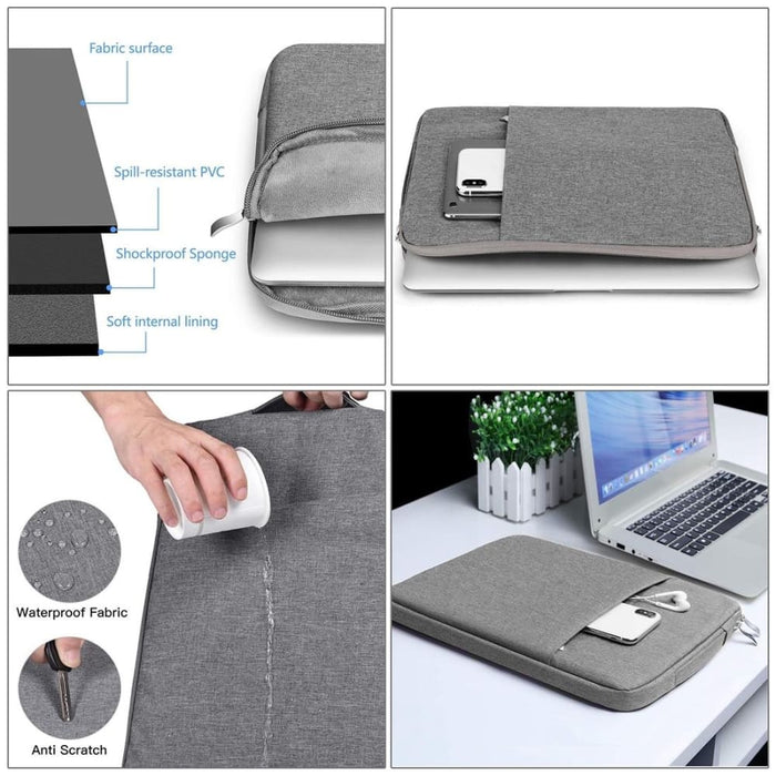 13.3 Universal Fashion Soft Laptop Denim Bag Portable
