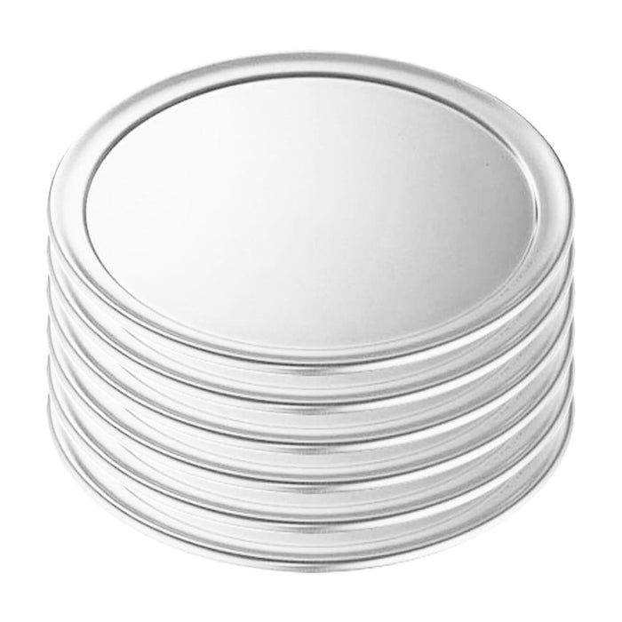 6x 13-inch Round Aluminum Steel Pizza Tray Home Oven Baking