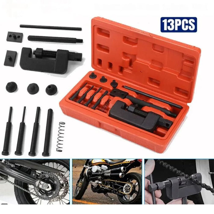13 Piece Motorcycle Chain Repair Kit
