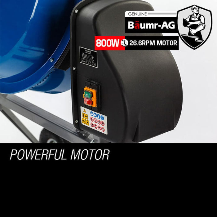 135l Cement Concrete Mixer Electric Portable Construction