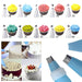 137 Pc Cake Decorating Kit Turntable Nozzles Bags Stand