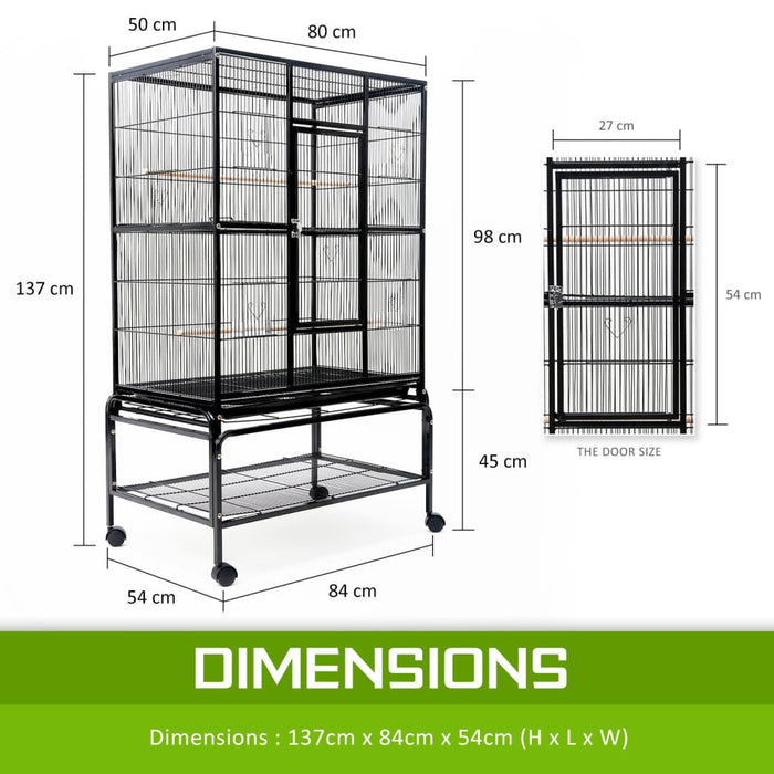 137cm Bird Cage Parrot Aviary Melody