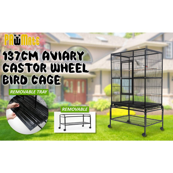 137cm Bird Cage Parrot Aviary Melody