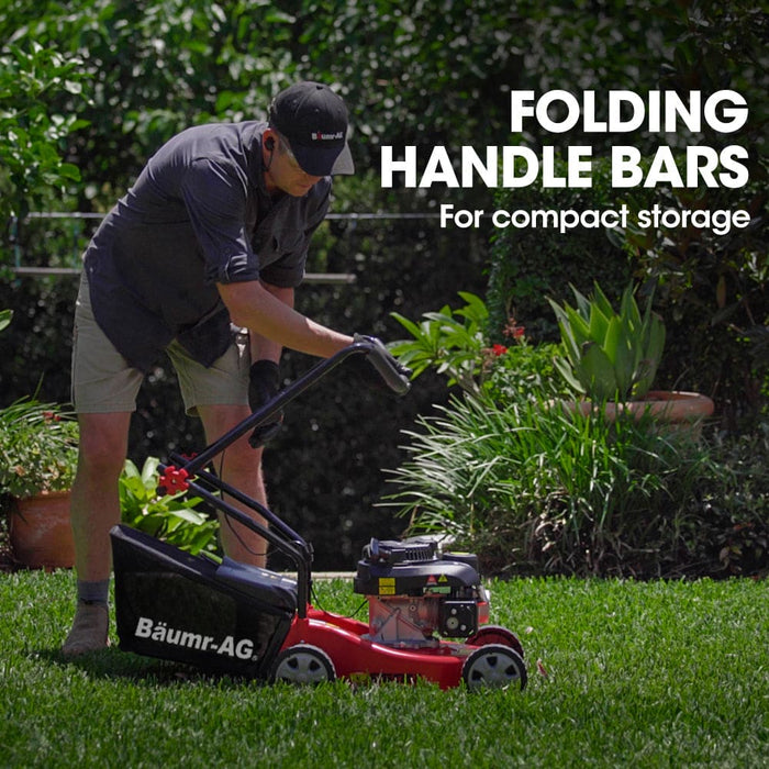 139cc Lawn Mower 4-stroke 16 Inch Petrol Lawnmower Hand