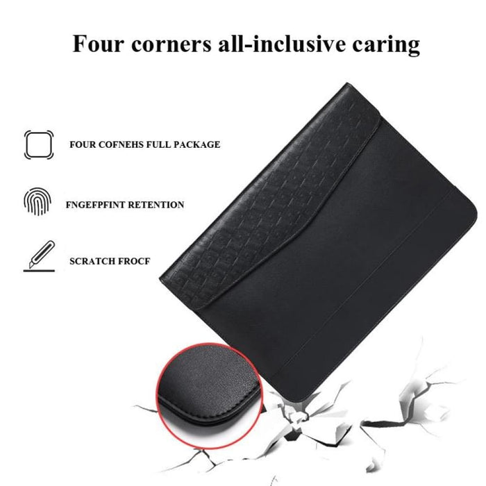14 15 Inch Ultra Thin Magnetic Holster Embossed Notebook