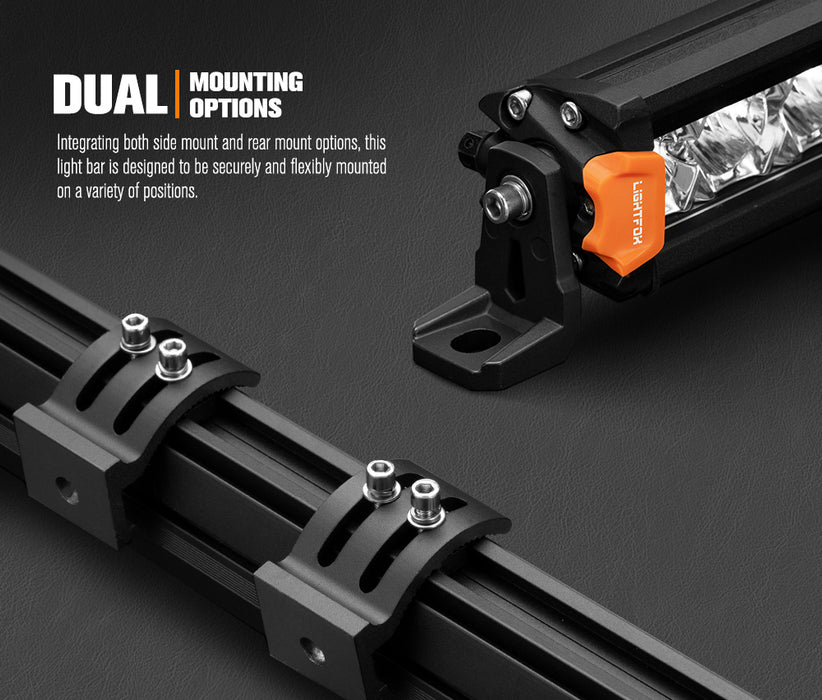 14 inch Osram Led Light Bar Single Row Flood Beam Offroad