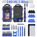 140 Piece Magnetic Screwdriver Set For Electronics Repair