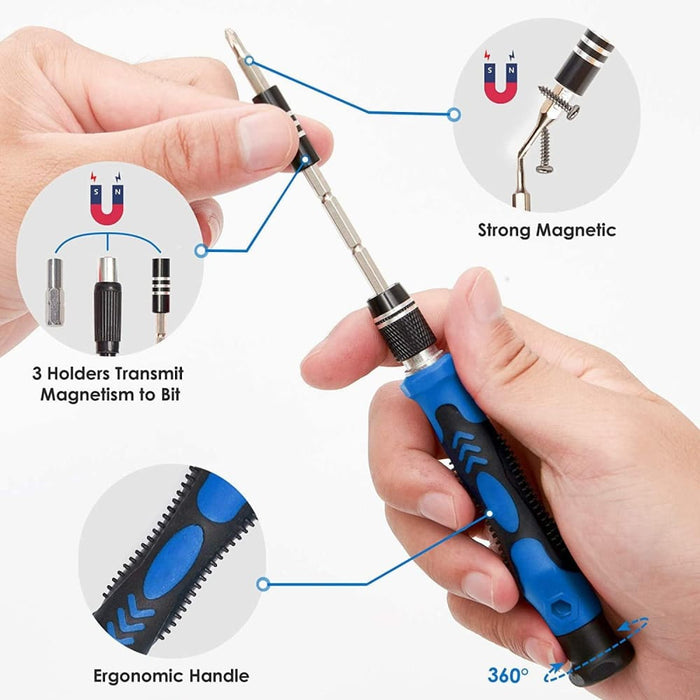 142 In 1 Precision Screwdriver Set Magnetic Bit Kit For Pc